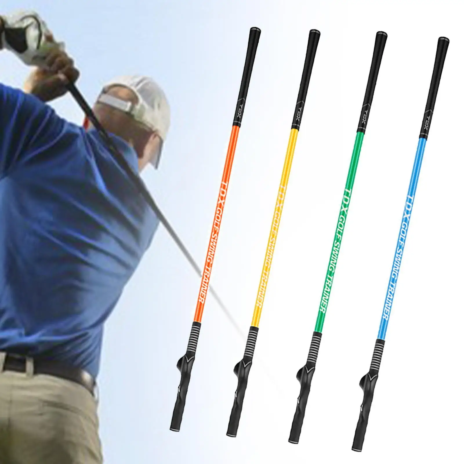 Golf Swing Trainer Portable Swing Practice Aid Stick Anti Slip Grip Golf Training Accessories for Beginners Home Outdoor
Golf Swing Trainer Portable Swing Practice Aid Stick Anti Slip Grip Golf Training Accessories for Beginners Home Outdoor