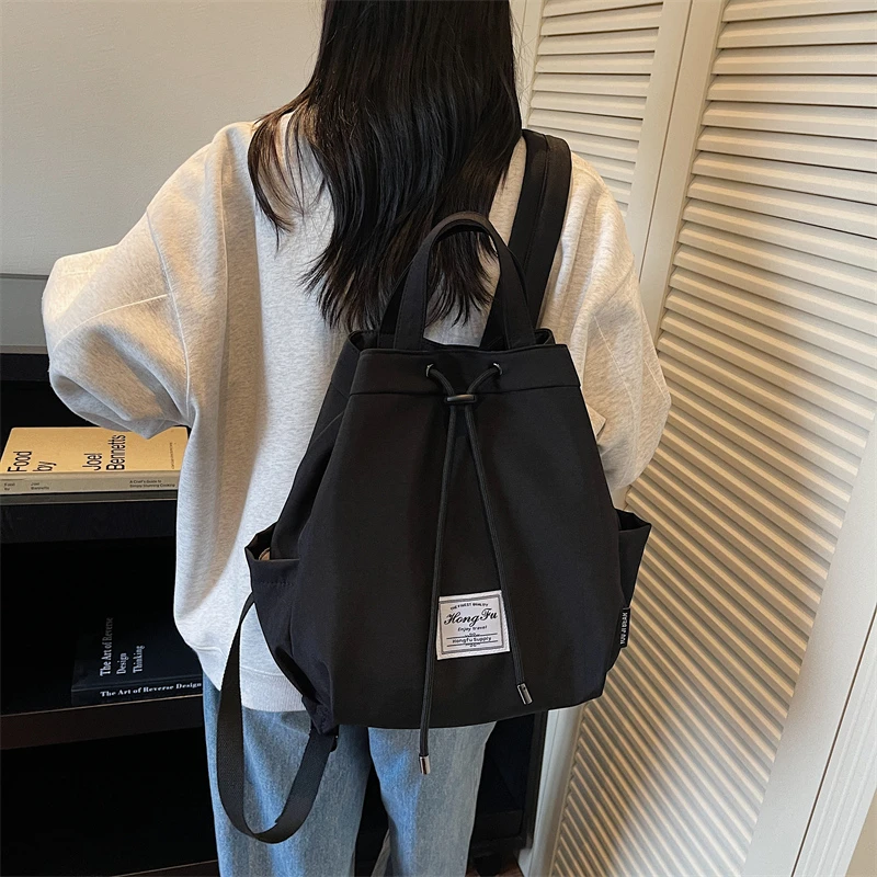 Canvas Casual Students Large Capacity Backpacks Interior Zipper Pocket Youth Schoolbags High Quality Drawstring Bags for Women
Canvas Casual Students Large Capacity Backpacks Interior Zipper Pocket Youth Schoolbags High Quality Drawstring Bags for Women