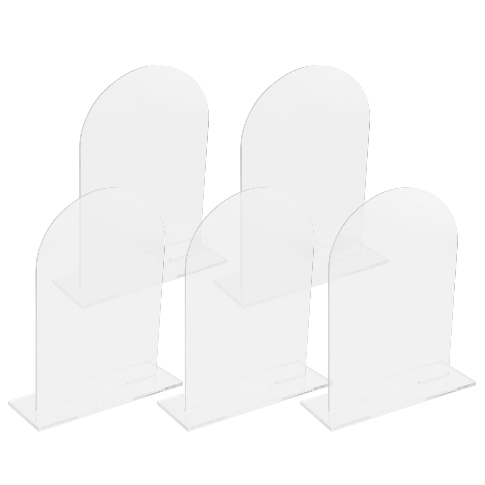 5pcs Transparent Acrylic Wedding Table Signs Blank Directional Signage Ceremony Stand Holder 12.7x17.8mm Thick 2mm Practical
5pcs Transparent Acrylic Wedding Table Signs Blank Directional Signage Ceremony Stand Holder 12.7x17.8mm Thick 2mm Practical