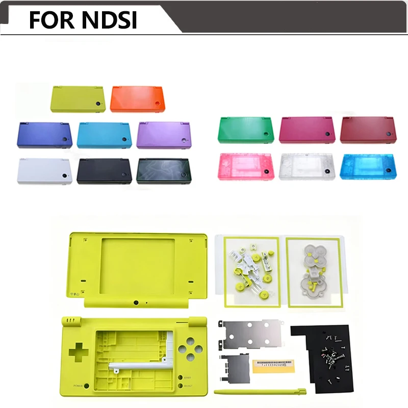 Complete Full Housing Case Replacement Shell Kit for NDSI Cover with Buttons Screw Set
Complete Full Housing Case Replacement Shell Kit for NDSI Cover with Buttons Screw Set