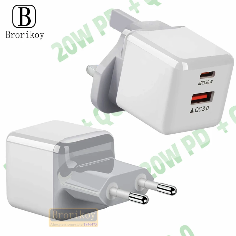 PD 20 Вт Тип C USB-C Зарядное устройство США ЕС Великобритания Вилка QC3.0 USB Быстрое зарядное устройство Настенное зарядное устройство Вилки для Iphone 7 8 XS 11 12 13 14 Samsung Huawei
PD 20 Вт Тип C USB-C Зарядное устройство США ЕС Великобритания Вилка QC3.0 USB Быстрое зарядное устройство Настенное зарядное устройство Вилки для Iphone 7 8 XS 11 12 13 14 Samsung Huawei