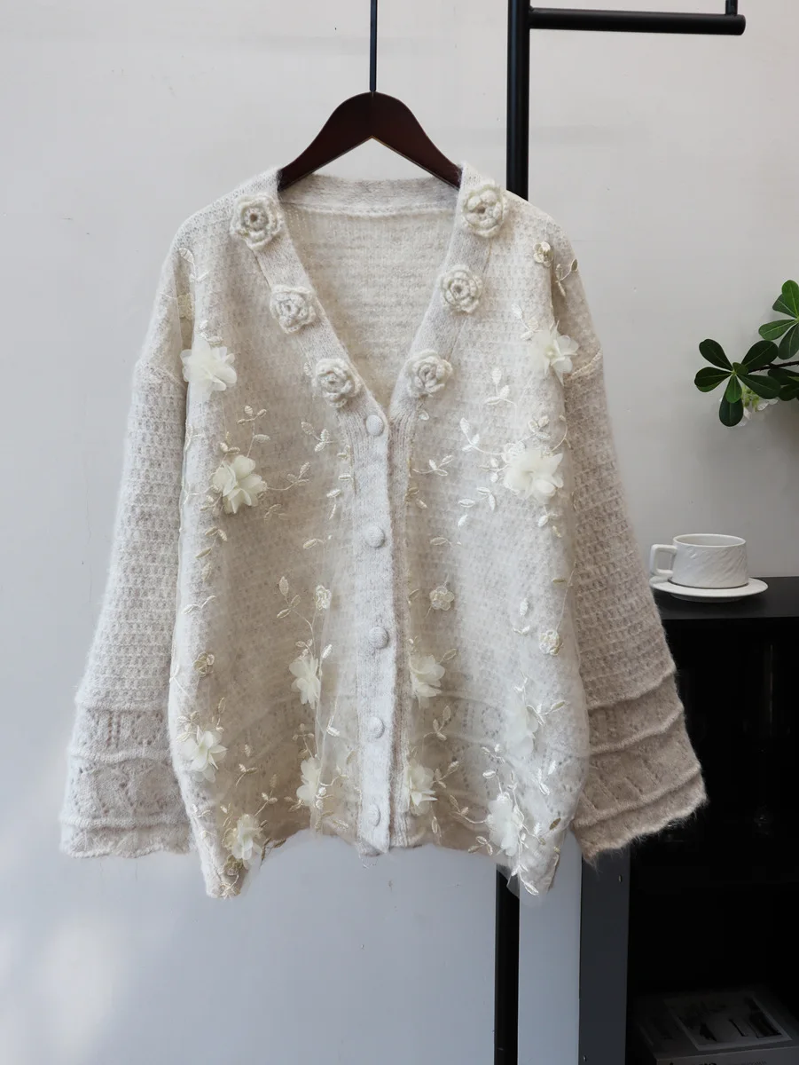 Осенний женский корейский модный повседневный вязаный топ с длинным рукавом, свитер с v-образным вырезом, кардиган, мягкое пальто, свободный трикотаж, верхняя одежда
Осенний женский корейский модный повседневный вязаный топ с длинным рукавом, свитер с v-образным вырезом, кардиган, мягкое пальто, свободный трикотаж, верхняя одежда