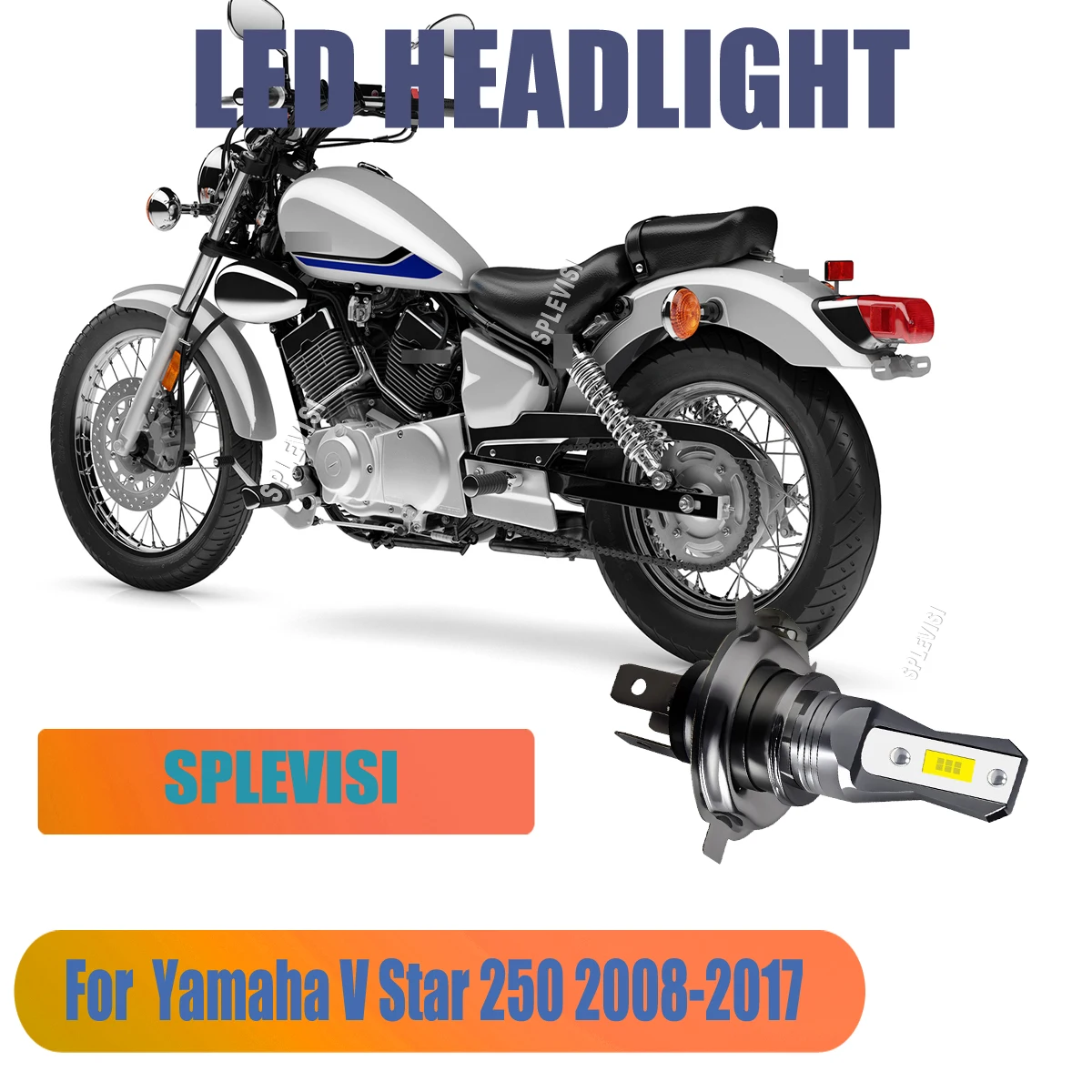 H4 9003 Dual Beam Motorcycle Headlight 4500LM 6000K For Yamaha V Star 250 2008 2009 2010 2011 2012 2013 2014 2015 2016 2017
H4 9003 Dual Beam Motorcycle Headlight 4500LM 6000K For Yamaha V Star 250 2008 2009 2010 2011 2012 2013 2014 2015 2016 2017