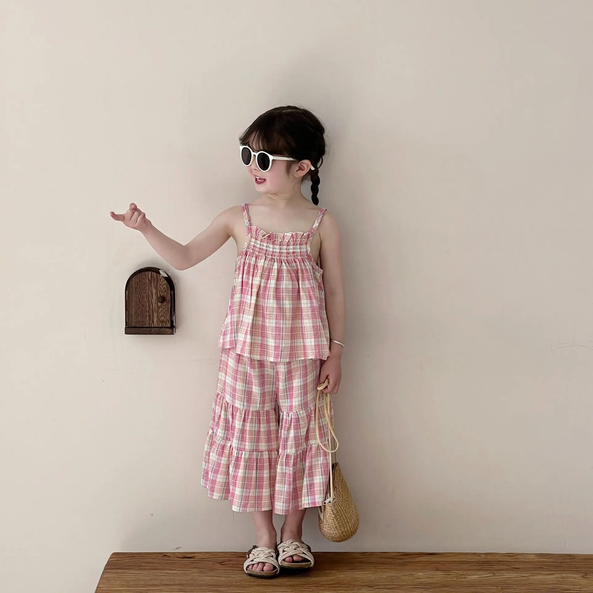 Girls' Set Skirt Summer 2025 New Summer Style Campus Uniform Female Baby Children's College Style Two Piece Set
Girls' Set Skirt Summer 2025 New Summer Style Campus Uniform Female Baby Children's College Style Two Piece Set