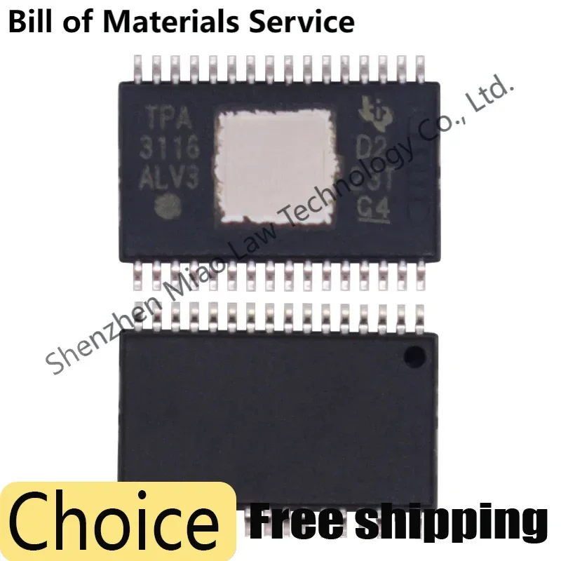 5cps New&Original TPA3116D2DADR IC AMP CLASS D STER 50W 32HTSSOP TPA3116D2 TPA3116
5cps New&Original TPA3116D2DADR IC AMP CLASS D STER 50W 32HTSSOP TPA3116D2 TPA3116