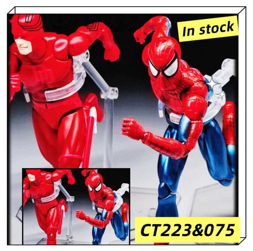 In stock Ct toys Mafex 223 and Spiderman 075 Action Figure Comic Version Figure Anime Figurine Statue Model Collection Gifts
In stock Ct toys Mafex 223 and Spiderman 075 Action Figure Comic Version Figure Anime Figurine Statue Model Collection Gifts