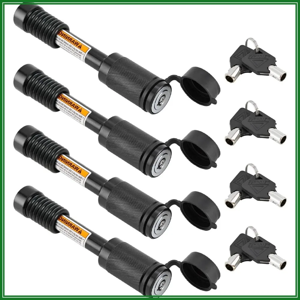2" & 2-1/2" Receiver Lock Set Keyed Alike for Class III IV Trailers Trucks Boats 4 Pack
2" & 2-1/2" Receiver Lock Set Keyed Alike for Class III IV Trailers Trucks Boats 4 Pack