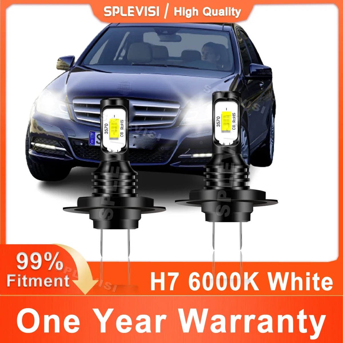 2x Luces Led Para Auto H7 High/Low Beam White For Mercedes C-Class W203 2000-2007 2000 2001 2002 2003 2004 2005 2006 2007
2x Luces Led Para Auto H7 High/Low Beam White For Mercedes C-Class W203 2000-2007 2000 2001 2002 2003 2004 2005 2006 2007