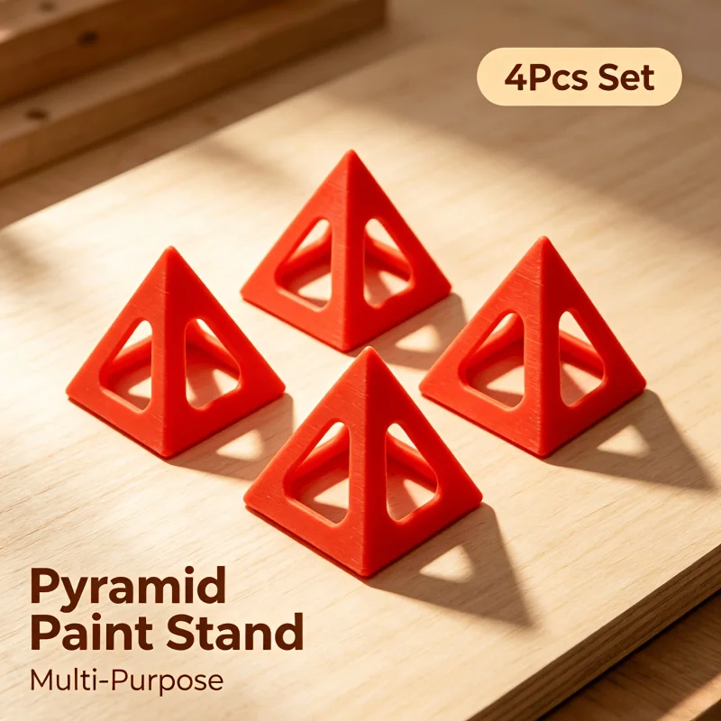 4pcs Pyramid Paint Stands - Triangular Cone Risers for Woodworking, Painting, Staining - Support Blocks for Furniture Repair, D
4pcs Pyramid Paint Stands - Triangular Cone Risers for Woodworking, Painting, Staining - Support Blocks for Furniture Repair, D