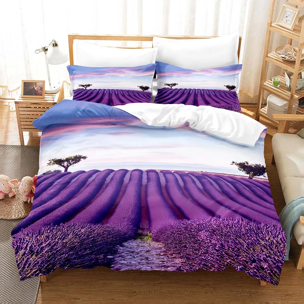 Kawaii Fantasy Lavender Three Piece Bedding Set Luxury Comforter Set with Queen King Size Including purple household goods Anime
Kawaii Fantasy Lavender Three Piece Bedding Set Luxury Comforter Set with Queen King Size Including purple household goods Anime