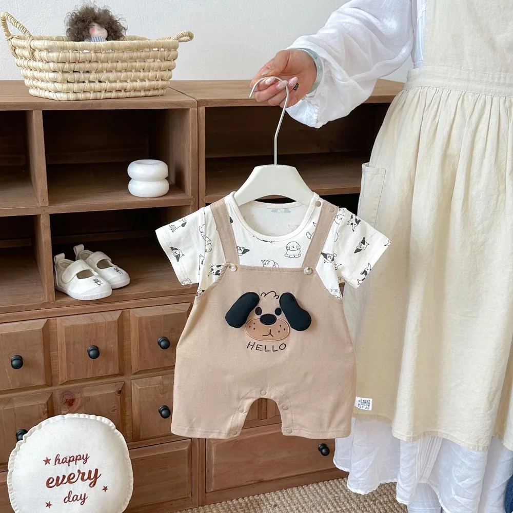 Cute Newborn Baby Boy Romper 0-2Years Short Sleeve O-Neck Cartoon Dog Pattern Cotton Jumpsuit Outfits Summer Clothes
Cute Newborn Baby Boy Romper 0-2Years Short Sleeve O-Neck Cartoon Dog Pattern Cotton Jumpsuit Outfits Summer Clothes