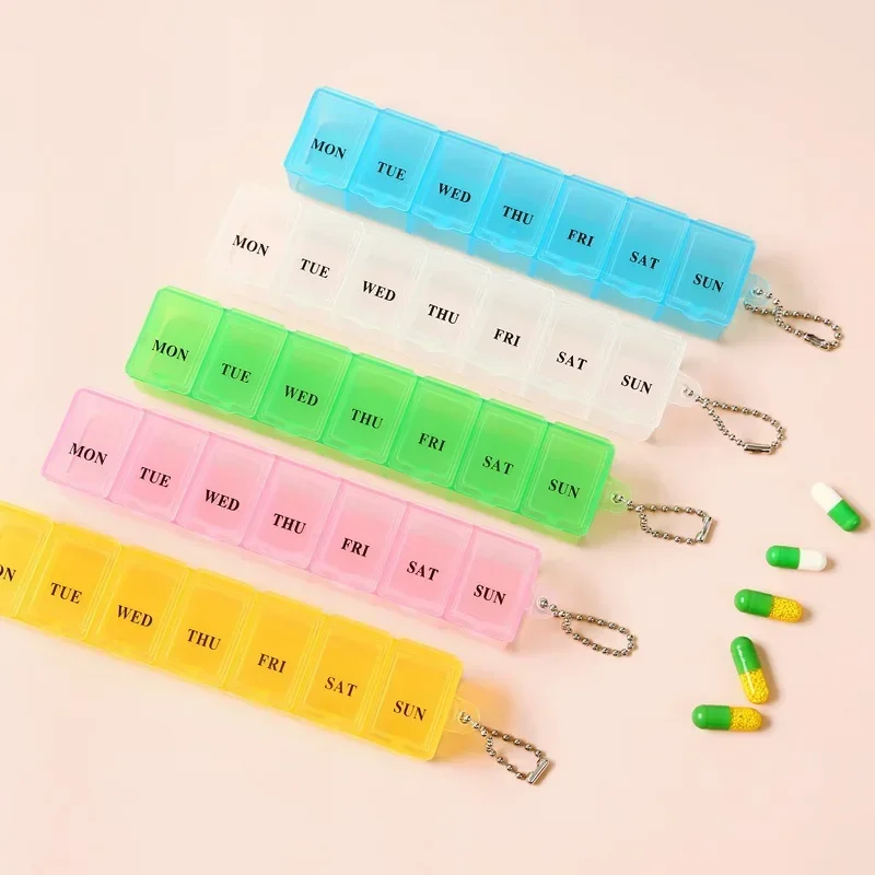 7 Days Pill Medicine Box Weekly Tablet Holder Storage Organizer Container Case Pill Box Splitters 5 Colors Pill Case Organizer
7 Days Pill Medicine Box Weekly Tablet Holder Storage Organizer Container Case Pill Box Splitters 5 Colors Pill Case Organizer