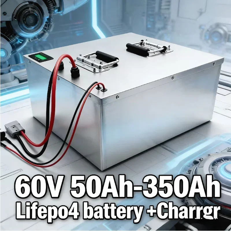 60V LiFePO4 Battery 50Ah-300Ah High Capacity Phosphate Battery Pack with BMS Rechargeable Deep Cycle for 3KW-12KW Generator
60V LiFePO4 Battery 50Ah-300Ah High Capacity Phosphate Battery Pack with BMS Rechargeable Deep Cycle for 3KW-12KW Generator