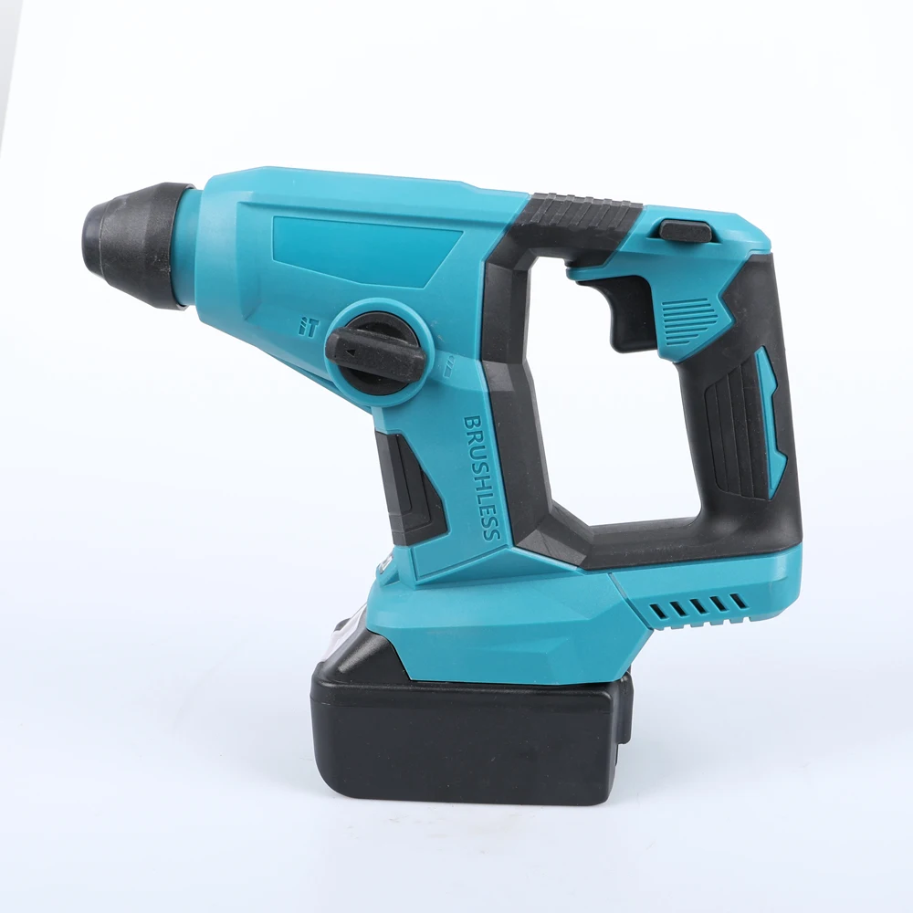 21V Lithium-Ion Wireless Rechargeable Mini Rotary Hammer Drill Professional Grade Brushless Motor Variable Drilling Drilling
21V Lithium-Ion Wireless Rechargeable Mini Rotary Hammer Drill Professional Grade Brushless Motor Variable Drilling Drilling