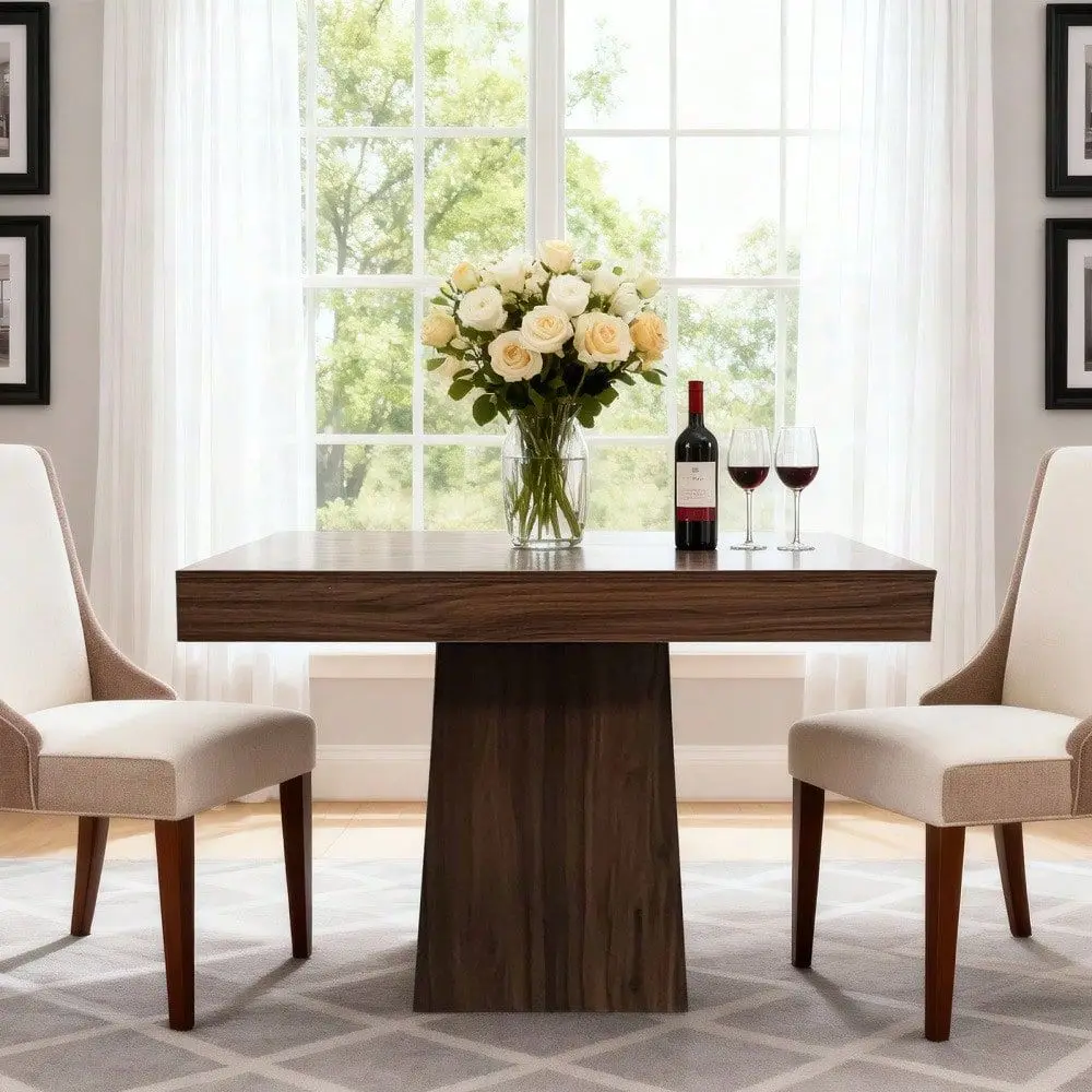 Small Square Dining Table For 4 People 31.5 Wood Kitchen Table With Pedestal Base Modern Farmhouse Furniture For Dining Room
Small Square Dining Table For 4 People 31.5 Wood Kitchen Table With Pedestal Base Modern Farmhouse Furniture For Dining Room