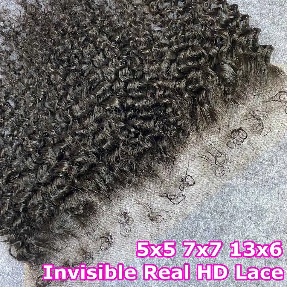 13x6 Invisible HD Lace Frontal Deep Curly 13x4 Lace Front With 4C Kinky Endge Baby Hair 5x5 6x6 7x7 Lace Closure Remy Human Hair
13x6 Invisible HD Lace Frontal Deep Curly 13x4 Lace Front With 4C Kinky Endge Baby Hair 5x5 6x6 7x7 Lace Closure Remy Human Hair