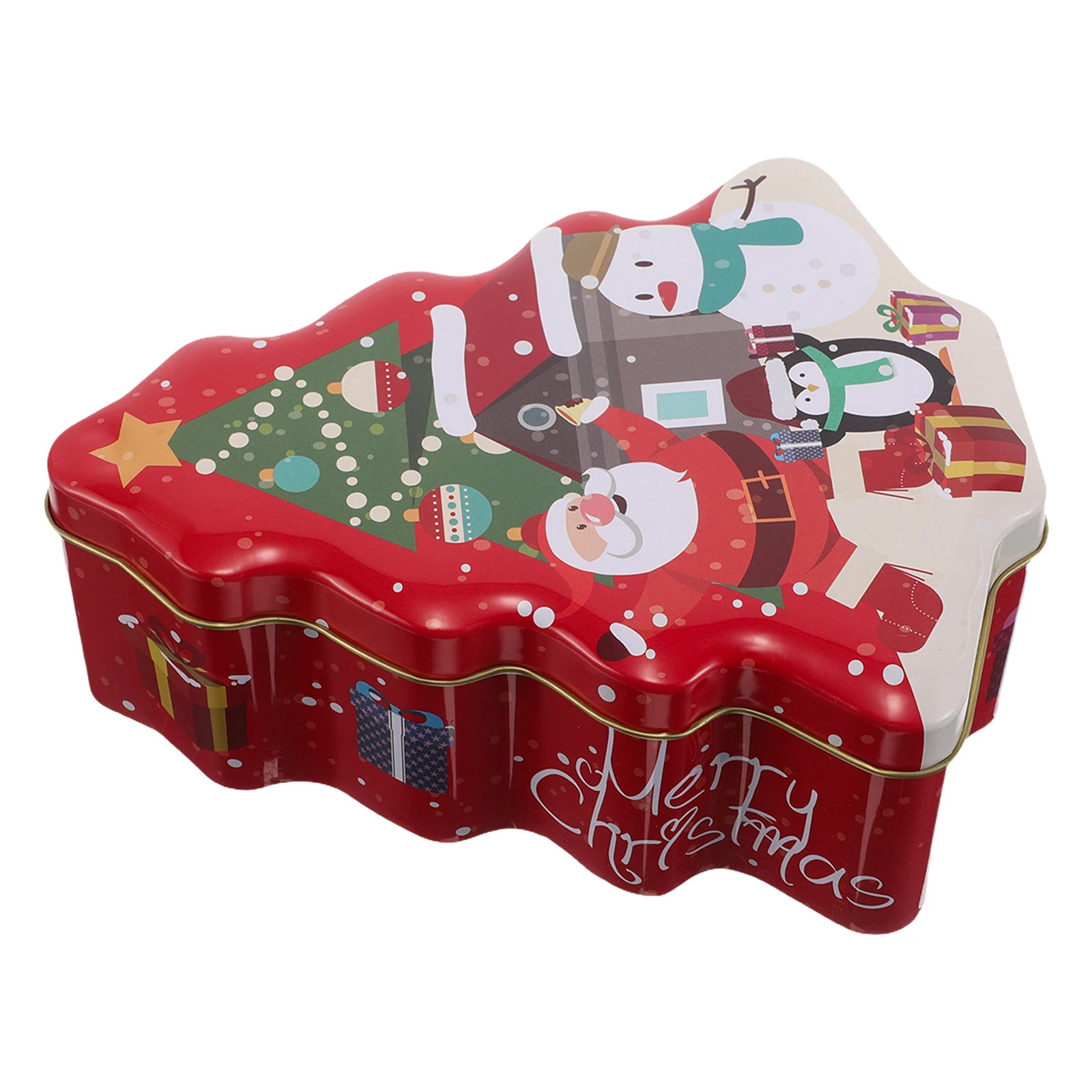 Holiday Metal Tin with Lid Christmas Tree Design Candy Holder for Cookies Biscuits Decorative Treat Storage Box
Holiday Metal Tin with Lid Christmas Tree Design Candy Holder for Cookies Biscuits Decorative Treat Storage Box