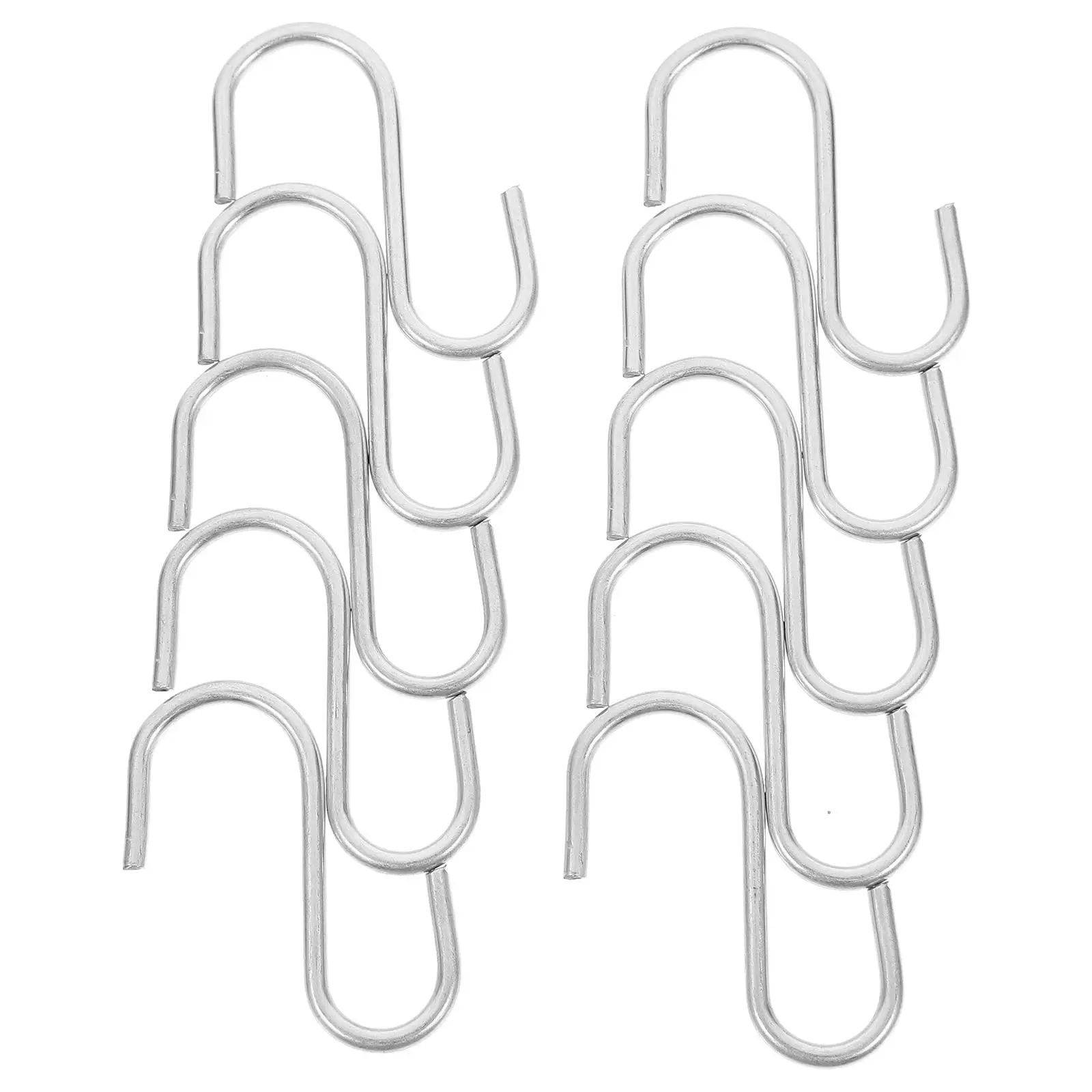 10 Pcs S Hooks Heavy Duty Zinc Plating Kitchen Utensils Hangers Over Door Coat Hooks Storage Saving
10 Pcs S Hooks Heavy Duty Zinc Plating Kitchen Utensils Hangers Over Door Coat Hooks Storage Saving