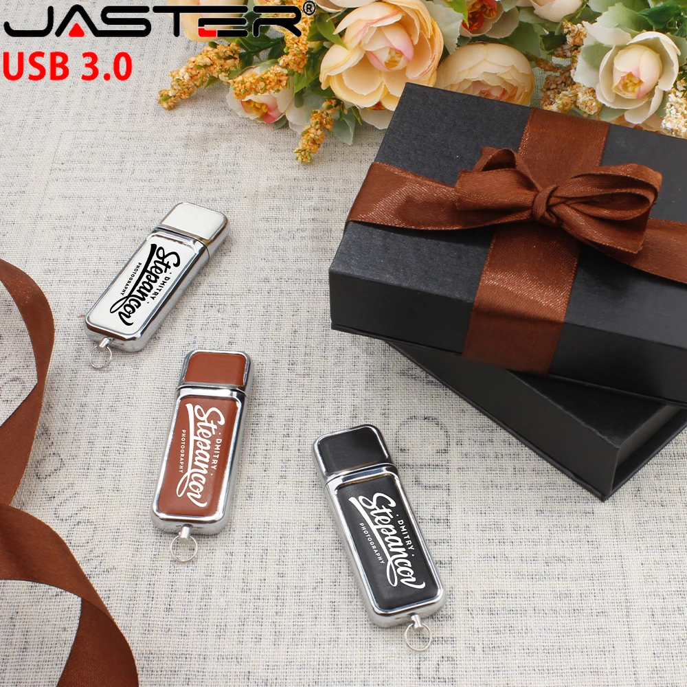 JASTER Free Color Printing USB 3.0 Flash Drive 128GB High Speed Leather Pen Drive with Paper Box 64GB Creative Gift U Disk 32GB
JASTER Free Color Printing USB 3.0 Flash Drive 128GB High Speed Leather Pen Drive with Paper Box 64GB Creative Gift U Disk 32GB