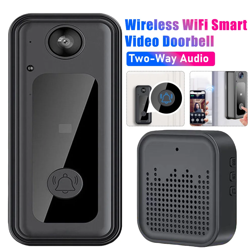 M3 Wireless WiFi Smart Video Doorbell Two-Way Audio Mini Security Camera Door Bell LED HD Night Vision Visual Intercom Doorbells
M3 Wireless WiFi Smart Video Doorbell Two-Way Audio Mini Security Camera Door Bell LED HD Night Vision Visual Intercom Doorbells