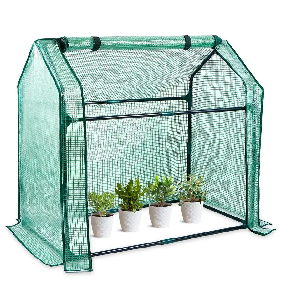 Greenhouse Indoor, 36x19x34H Inches Tabletop Garden Nursery Plant Cover Tent with Humidity Domes for Home Gardening, Seedling Pr
Greenhouse Indoor, 36x19x34H Inches Tabletop Garden Nursery Plant Cover Tent with Humidity Domes for Home Gardening, Seedling Pr