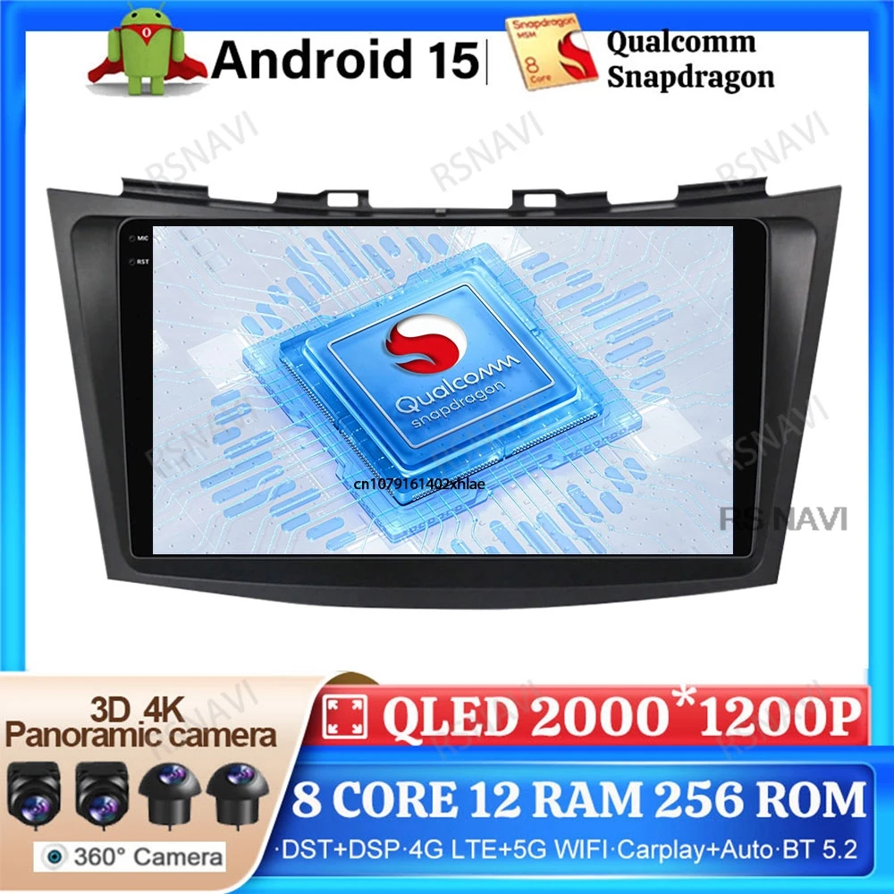 Android 15 Car Radio For Suzuki Swift 4 2011 2012 2013 2014 2015 BT Qualcomm GPS Viedo Player DSP Stereo Autoradio Navigation
Android 15 Car Radio For Suzuki Swift 4 2011 2012 2013 2014 2015 BT Qualcomm GPS Viedo Player DSP Stereo Autoradio Navigation
