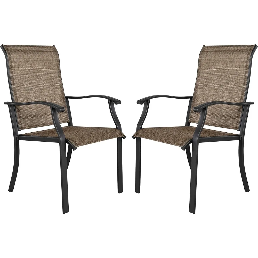 Patio Dining Chairs Set of 2, Indoor/Outdoor Textilene Dining Chairs with High Back, Patio Furniture Chairs with Armrest,
Patio Dining Chairs Set of 2, Indoor/Outdoor Textilene Dining Chairs with High Back, Patio Furniture Chairs with Armrest,