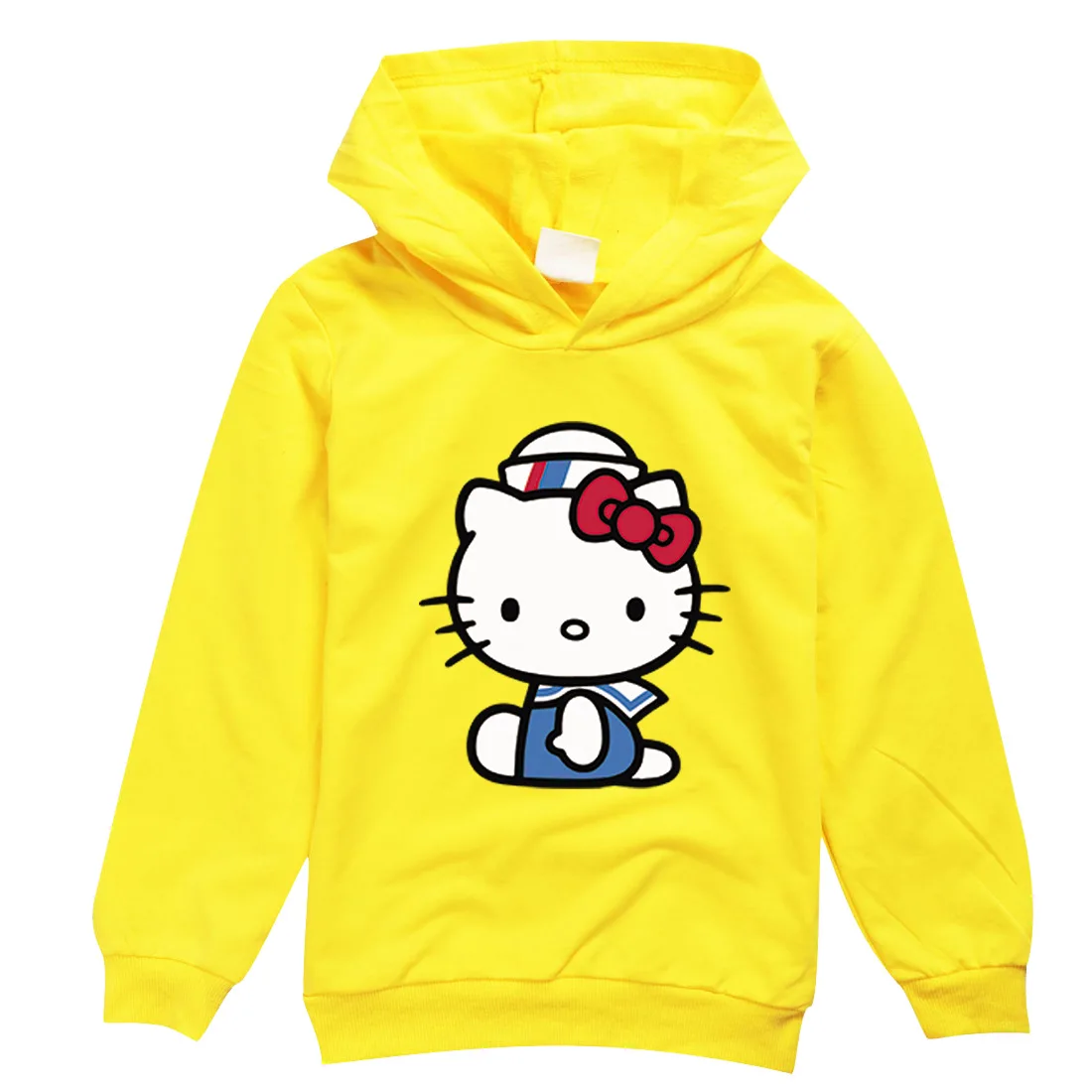 Hello Kitty New Children's Clothing Pure Cotton Solid Color Cartoon Printed Hoodie Girls Fashion Long-sleeved Tops For Children
Hello Kitty New Children's Clothing Pure Cotton Solid Color Cartoon Printed Hoodie Girls Fashion Long-sleeved Tops For Children