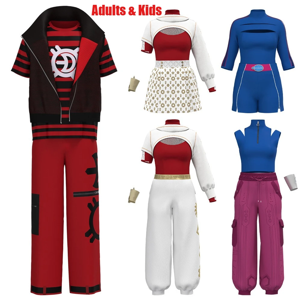Movie Z4 Victor Cosplay Costume Adult Kids Zombies 4 Addison Cosplay Z4 Nova Clothes Halloween Comic Con Role Play Uniform
Movie Z4 Victor Cosplay Costume Adult Kids Zombies 4 Addison Cosplay Z4 Nova Clothes Halloween Comic Con Role Play Uniform
