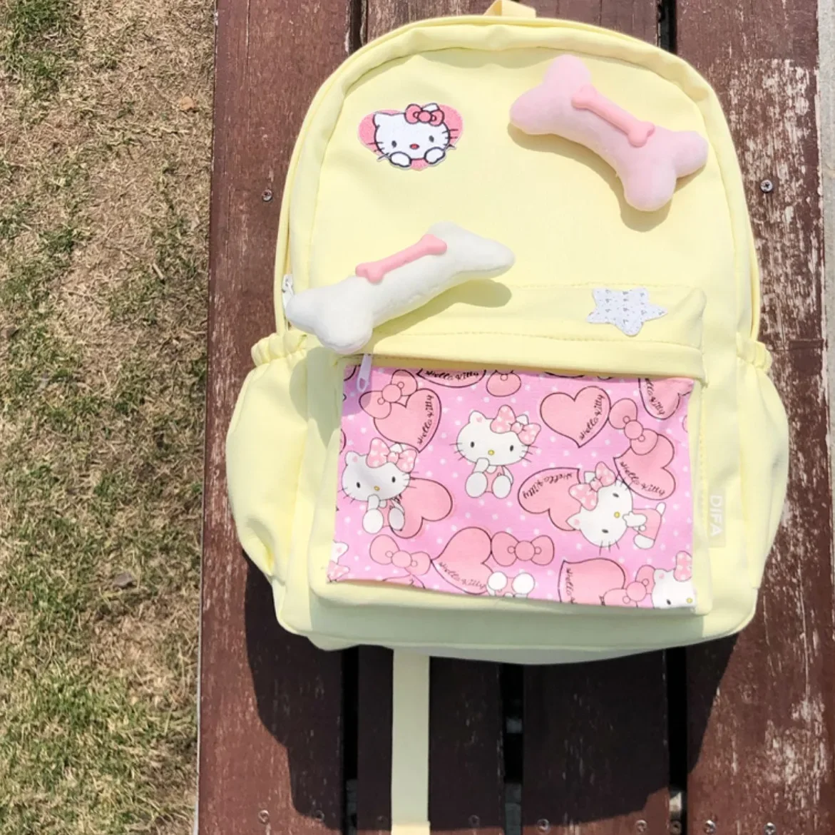 Рюкзак Hello Kitty Sanrio, школьный ранец, сумка на плечо, мессенджер, дорожный аниме рюкзак для ноутбука, женская сумка для хранения
Рюкзак Hello Kitty Sanrio, школьный ранец, сумка на плечо, мессенджер, дорожный аниме рюкзак для ноутбука, женская сумка для хранения