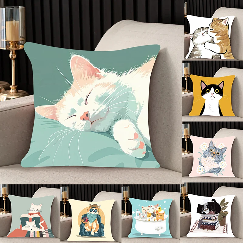 Pillow Cover kitty Birthday Wedding Gifts 50x50 Cushions Covers Dakimakura Throw Pillows iving room Pillowcase Home Decor style
Pillow Cover kitty Birthday Wedding Gifts 50x50 Cushions Covers Dakimakura Throw Pillows iving room Pillowcase Home Decor style