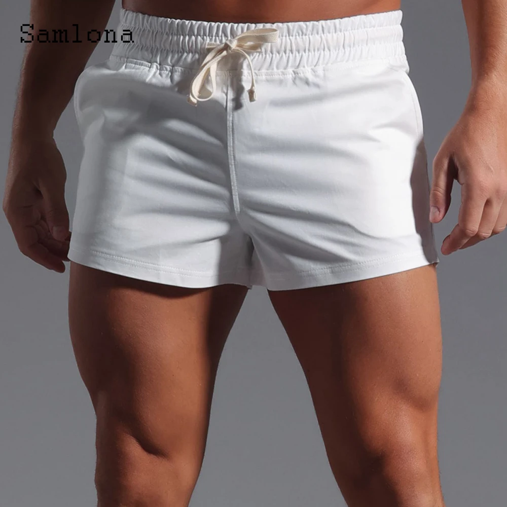 2025 Summer Casual Running Beach Shorts Men's Sexy Ultra-Short White Khaki Elastic Waist Pocket Hotpants Men Fashion Shorts New
2025 Summer Casual Running Beach Shorts Men's Sexy Ultra-Short White Khaki Elastic Waist Pocket Hotpants Men Fashion Shorts New