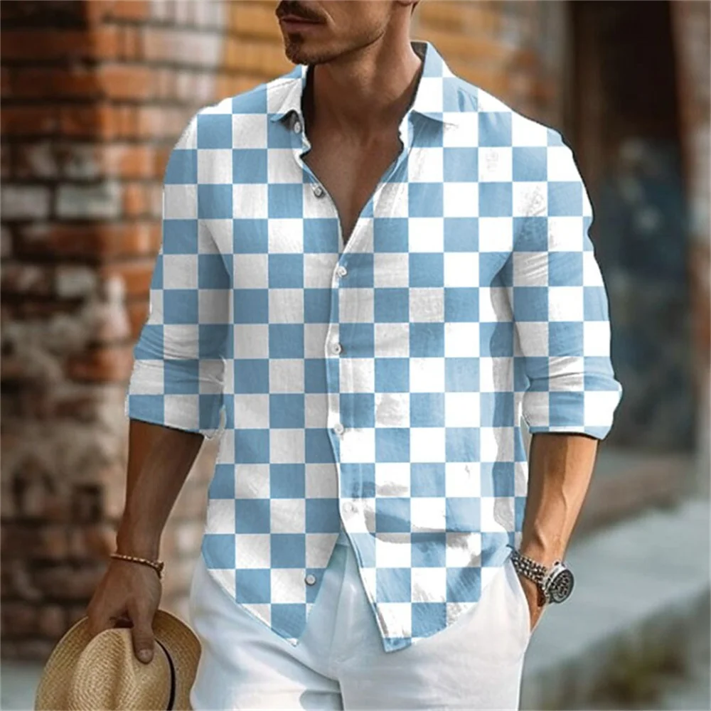 2023 New Square Plaid Hawaiian Gentleman Style Hot Selling Casual Outdoor Party Soft and Comfortable Men's Top Plus Size S-6XL
2023 New Square Plaid Hawaiian Gentleman Style Hot Selling Casual Outdoor Party Soft and Comfortable Men's Top Plus Size S-6XL