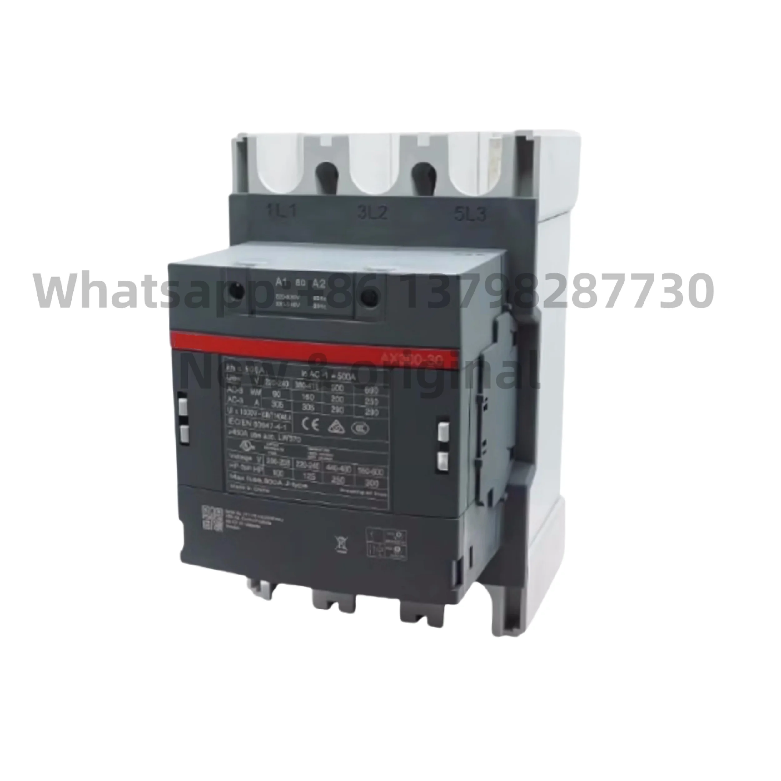 Новый оригинальный контактор переменного тока AX300-30-11-80 * 220-230V, номер товара 1SFL587074R8011
Новый оригинальный контактор переменного тока AX300-30-11-80 * 220-230V, номер товара 1SFL587074R8011