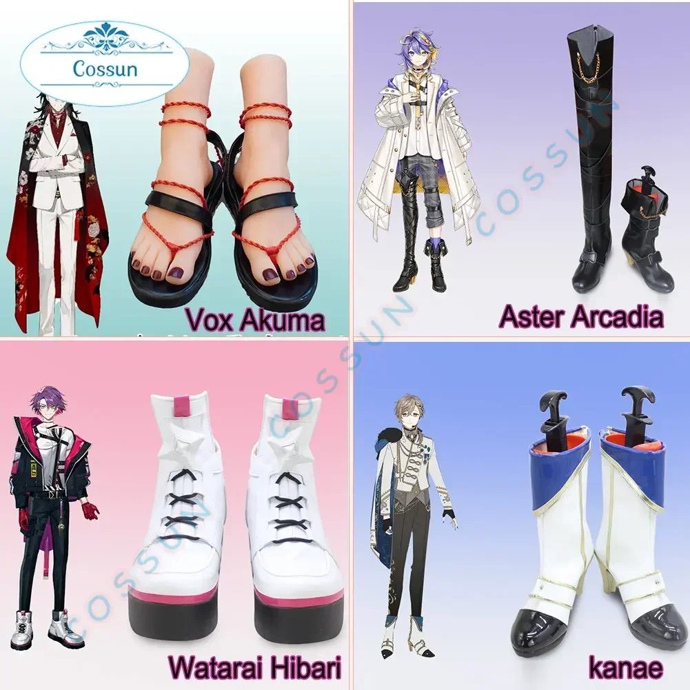 COSSUN Vtuber Nijisanji Aster Arcadia / Vox Akuma/Seraph Dazzlegarden/Watarai Hibari/kanae Cosplay shoes boots game halloween
COSSUN Vtuber Nijisanji Aster Arcadia / Vox Akuma/Seraph Dazzlegarden/Watarai Hibari/kanae Cosplay shoes boots game halloween