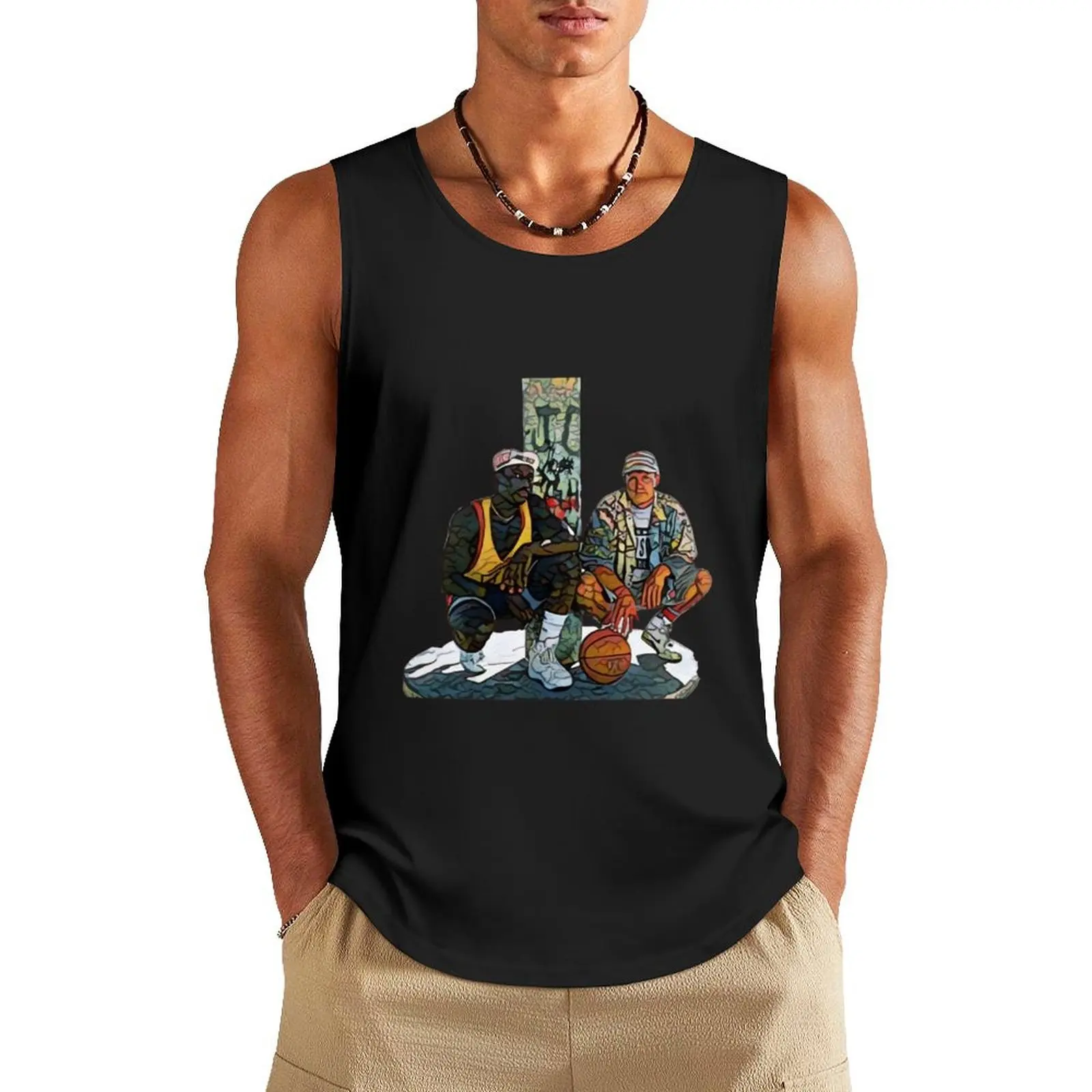 White Men Cant Jump, White men are unable to jump. Tank Top Men's cotton t-shirt Gym man
White Men Cant Jump, White men are unable to jump. Tank Top Men's cotton t-shirt Gym man