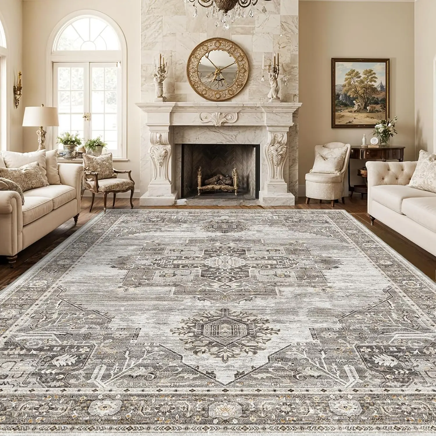 Living Room 10x14 Area Rugs - Washable Lightweight Area Rug Stain Resistant Carpet Vintage Soft Rugs for Bedroom with Non Slip
Living Room 10x14 Area Rugs - Washable Lightweight Area Rug Stain Resistant Carpet Vintage Soft Rugs for Bedroom with Non Slip