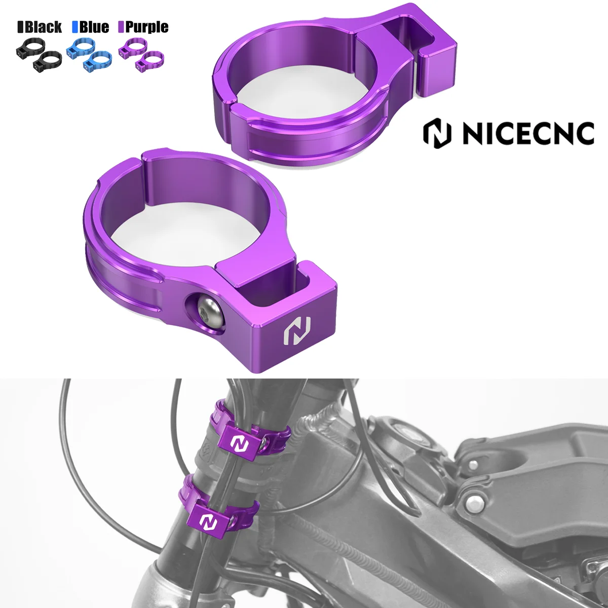 NICECNC For Surron Electric Bike Front Fork Hose Guide Brake Line Clamp Holder Kit For Surron Light Bee X S L1E 2025 2024 2023
NICECNC For Surron Electric Bike Front Fork Hose Guide Brake Line Clamp Holder Kit For Surron Light Bee X S L1E 2025 2024 2023