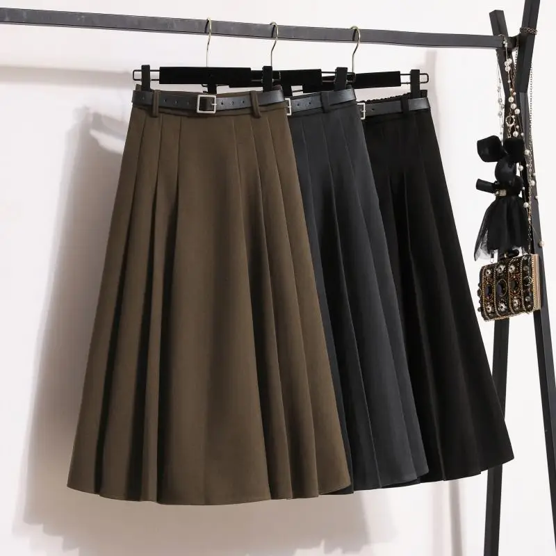 Women's Suit Pleated Skirt Spring Autumn High Waist 2024 Style Mid-length Skirts Japanese Fashion Aesthetic Korean Clothing Rave
Women's Suit Pleated Skirt Spring Autumn High Waist 2024 Style Mid-length Skirts Japanese Fashion Aesthetic Korean Clothing Rave