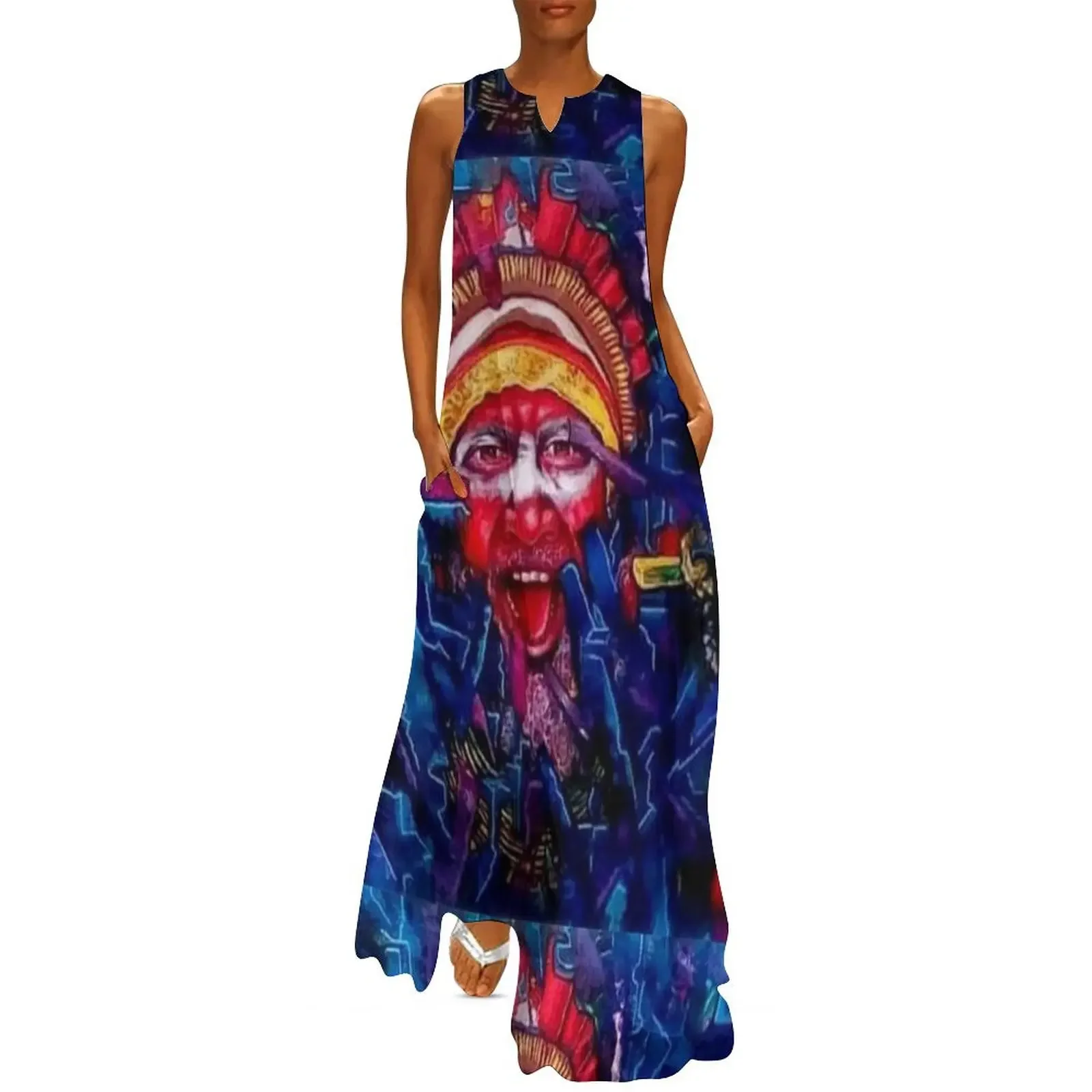 Warrior Faces Long Dress elegant evening dresses for women 2025 summer women's suit dresses for women Dress
Warrior Faces Long Dress elegant evening dresses for women 2025 summer women's suit dresses for women Dress