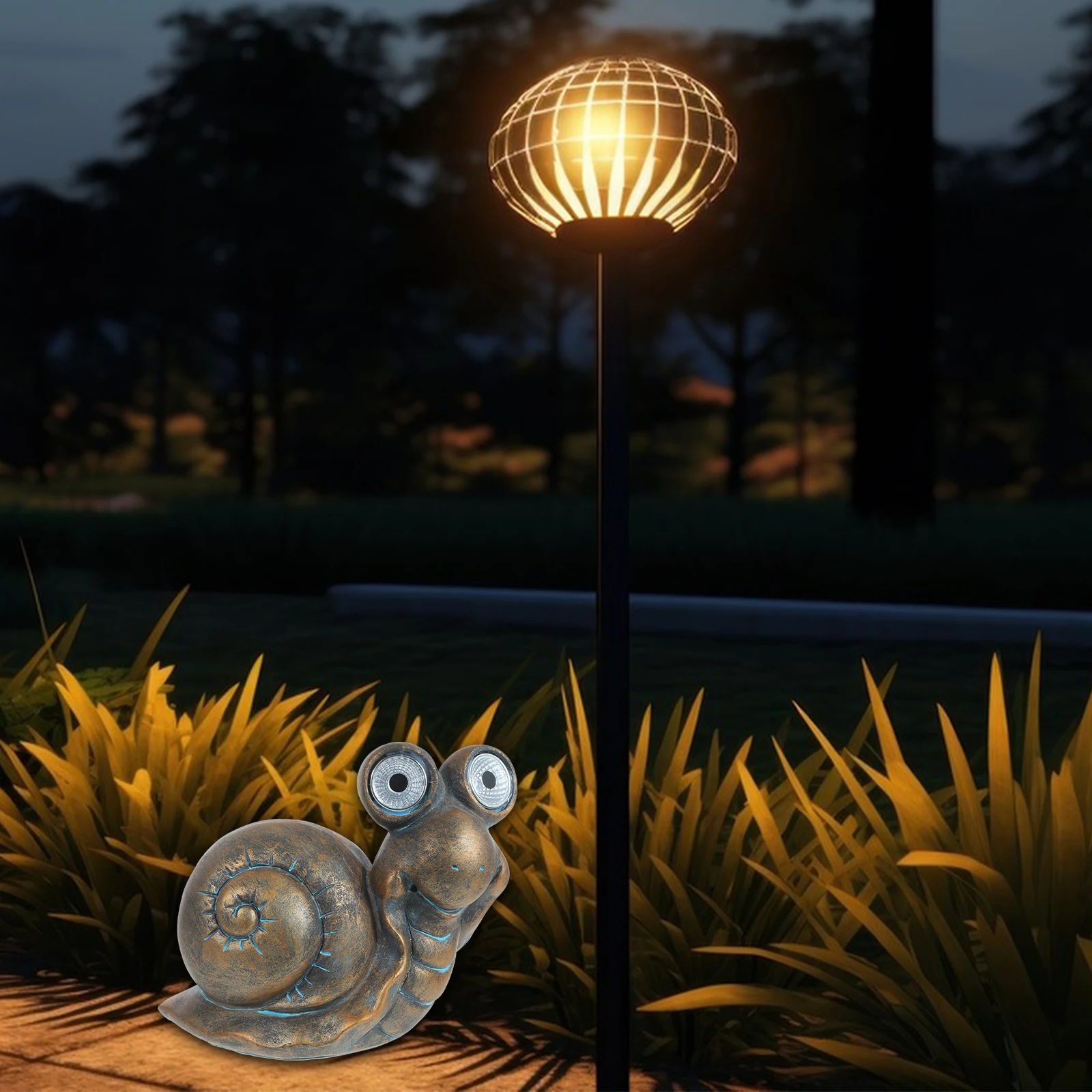Solar Powered Animal Lights Outdoor Decorative Lamp Snail Shape Waterproof LED Garden Lighting Solar Light for Yard
Solar Powered Animal Lights Outdoor Decorative Lamp Snail Shape Waterproof LED Garden Lighting Solar Light for Yard