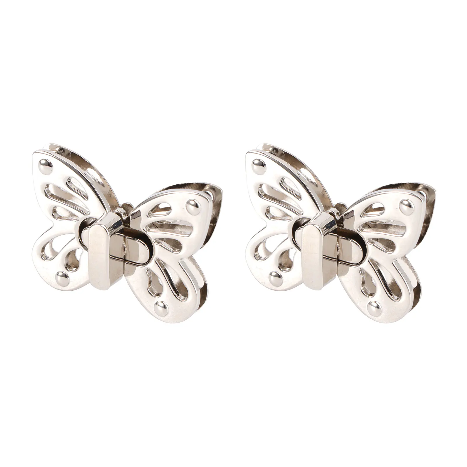 2PCS Butterfly Lock Accessories Elegant Design Silver Color Zinc Alloy Bag Hardware Handbag Clutch Purse Replacement
2PCS Butterfly Lock Accessories Elegant Design Silver Color Zinc Alloy Bag Hardware Handbag Clutch Purse Replacement