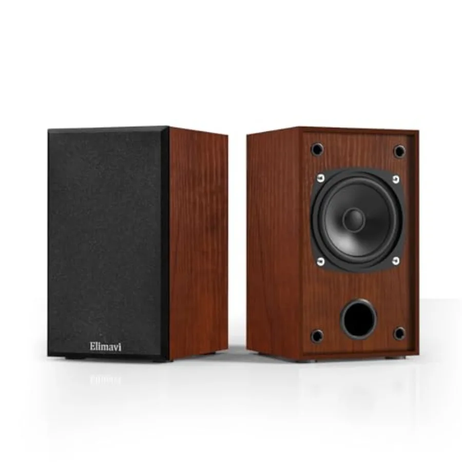 Passive Bookshelf Speakers for Home Theater Surround Sound, Satellite Stereo Speakers with Classic Wood Grain for Record Player
Passive Bookshelf Speakers for Home Theater Surround Sound, Satellite Stereo Speakers with Classic Wood Grain for Record Player