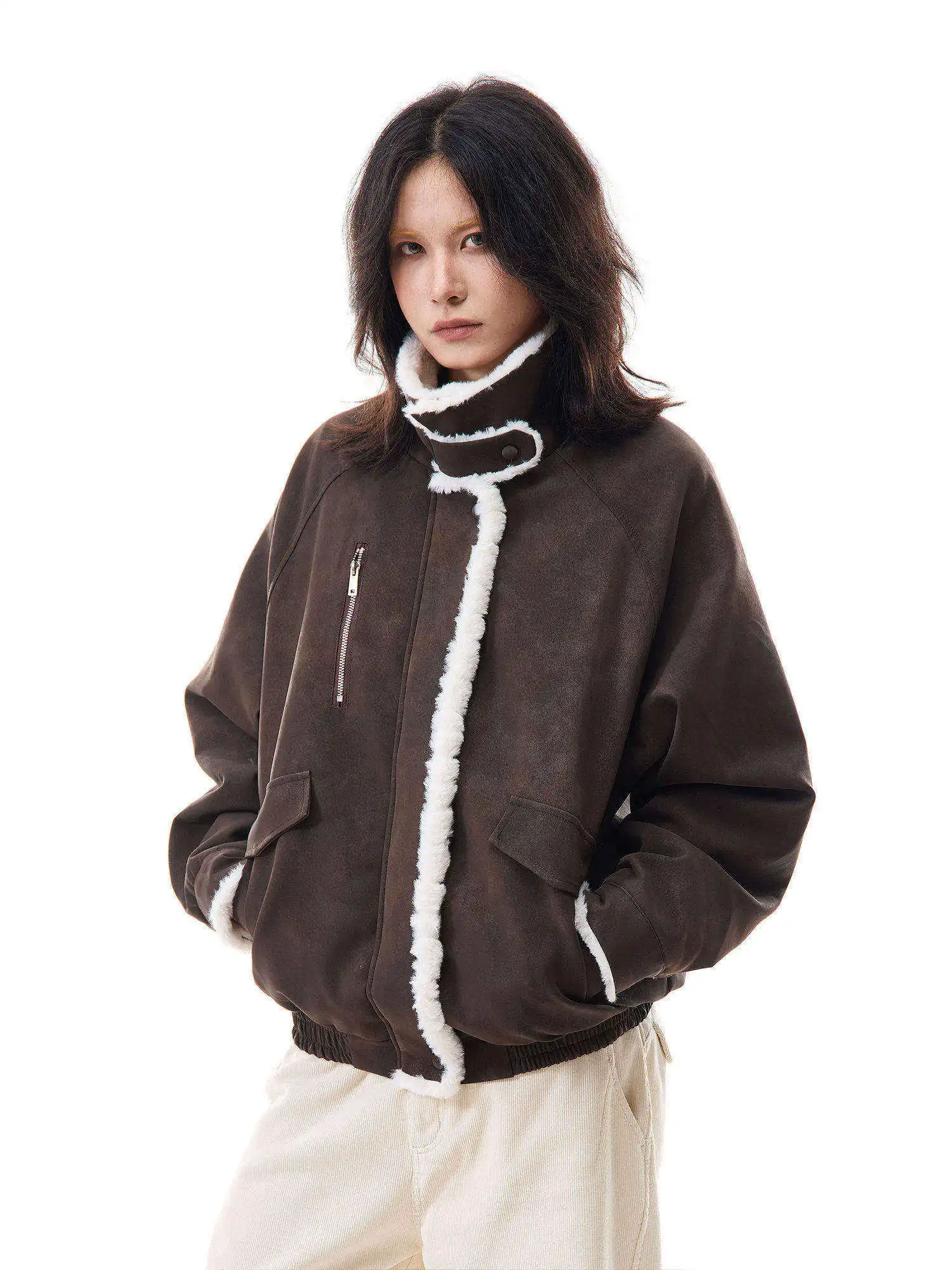 OEVB American Retro Suede Fce Lined Cotton Jaet Loose ex Warmth Collar Cotton Clothes for Men And Women
OEVB American Retro Suede Fce Lined Cotton Jaet Loose ex Warmth Collar Cotton Clothes for Men And Women