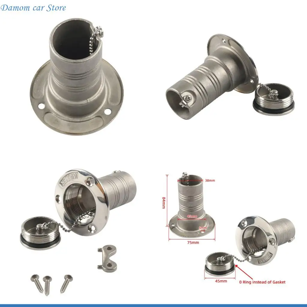 A2UC 1 1/2 Inch Marine Deck Fill Cover With Security Chain And Sealing Washer
A2UC 1 1/2 Inch Marine Deck Fill Cover With Security Chain And Sealing Washer