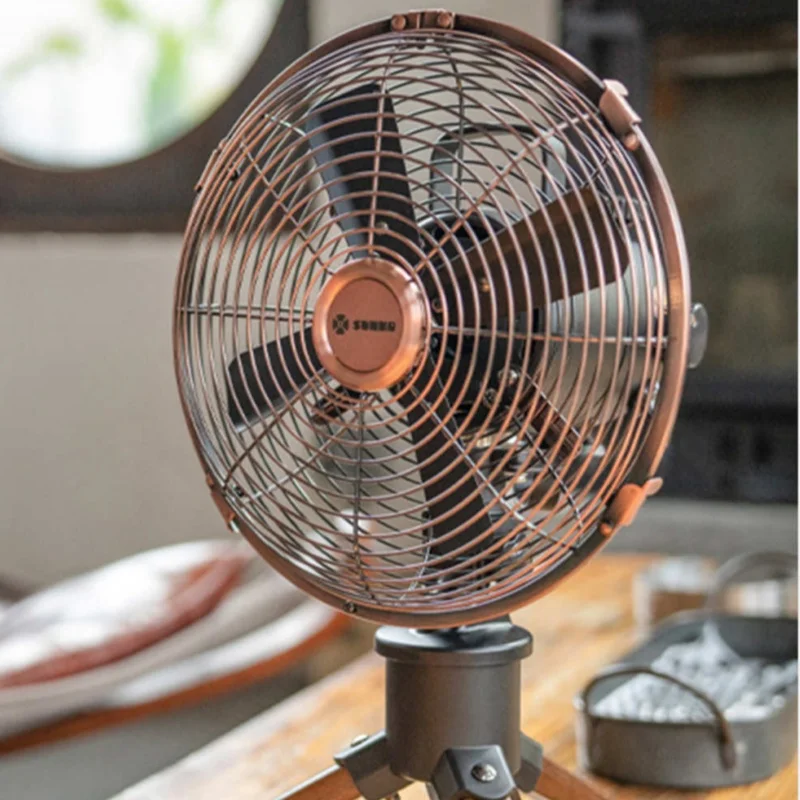【Best-selling】220V Vintage Metal Desk Fan 8 Inch Wooden Tripod Left Right Oscillating Fan For Home Office Antique Style,Three Sp
【Best-selling】220V Vintage Metal Desk Fan 8 Inch Wooden Tripod Left Right Oscillating Fan For Home Office Antique Style,Three Sp