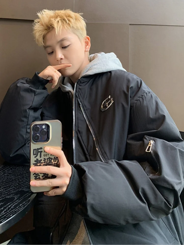 Winter 2024 Thiened Cotton Jaet Pure Color Trendy Baseball Collar Warm Haome Outerwear Korean Sle Loose Fit Polyeste...
Winter 2024 Thiened Cotton Jaet Pure Color Trendy Baseball Collar Warm Haome Outerwear Korean Sle Loose Fit Polyeste...