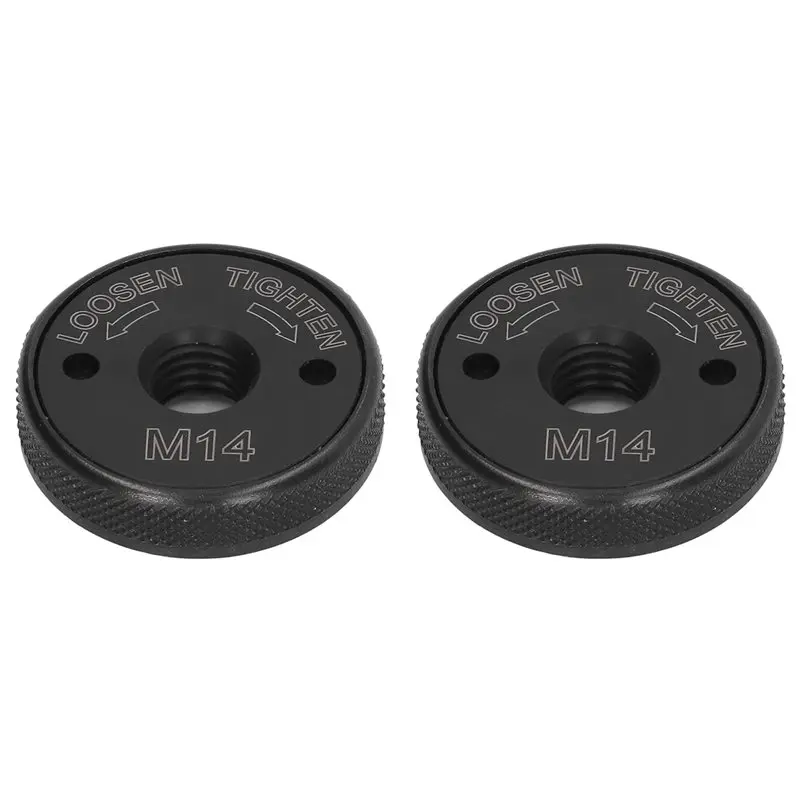 【THANKSGIVING DAY】2X M14 Thread Angle Grinder Clamping Nut, Quick Release Nut Replacement Fast Locking Retaining Flange Nut - Bl
【THANKSGIVING DAY】2X M14 Thread Angle Grinder Clamping Nut, Quick Release Nut Replacement Fast Locking Retaining Flange Nut - Bl
