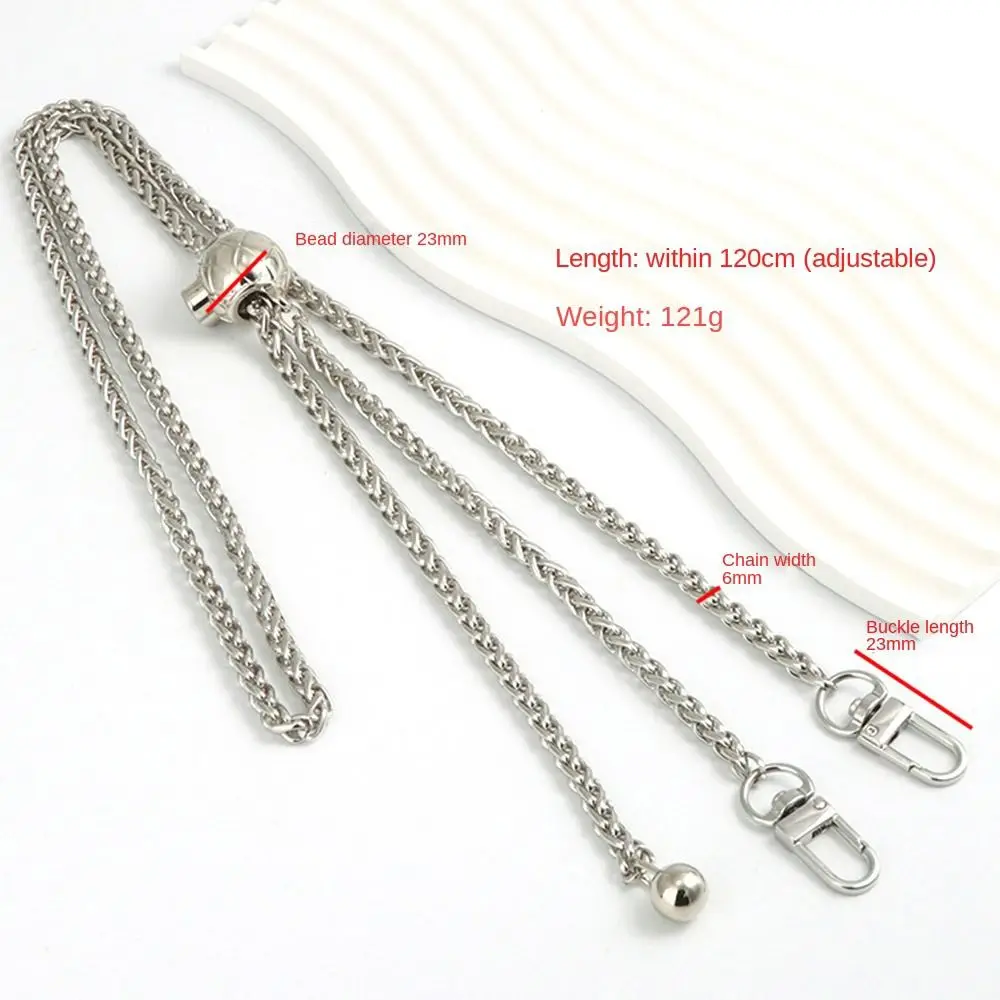 Fashion Golden Silvery Metal Bag Chains Replacement Adjustable Handbag Handle Chain Purse Chain Belt
Fashion Golden Silvery Metal Bag Chains Replacement Adjustable Handbag Handle Chain Purse Chain Belt