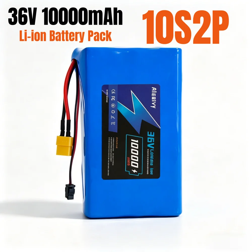 36V 10000mAh 10S2P 18650 Lithium Battery Pack 10000mAh 42V Vehicle Ultra Thin Portable Battery with built-in BMS system
36V 10000mAh 10S2P 18650 Lithium Battery Pack 10000mAh 42V Vehicle Ultra Thin Portable Battery with built-in BMS system